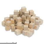 Hygloss Products Unfinished Wood Blocks Blank Wooden Building Block Cubes – 3 4 Inches 72 Pack 3 4-Inch, 72 Pc. B00A6VTYRI